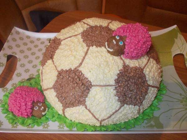торт футбольный мяч