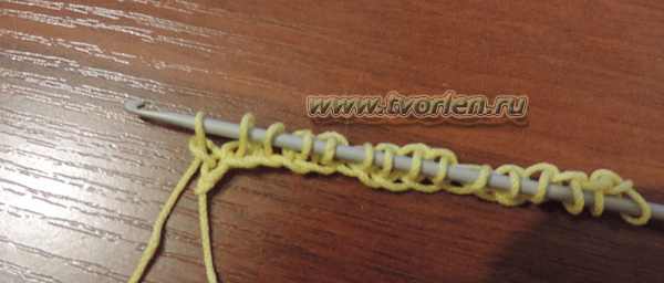 плетенка - простое тунисское вязание (10)