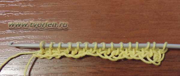 плетенка - простое тунисское вязание (12)