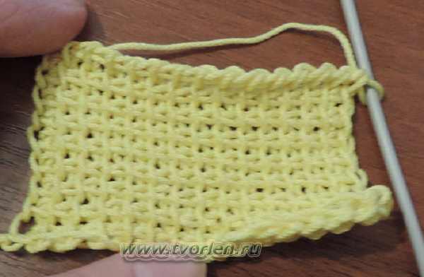 плетенка - простое тунисское вязание (13)
