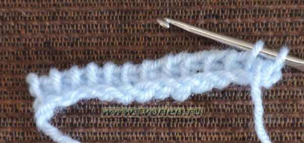 тунисское вязание крючком - изнаночная-вязка (3)