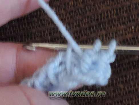 тунисское вязание крючком - изнаночная-вязка (6)