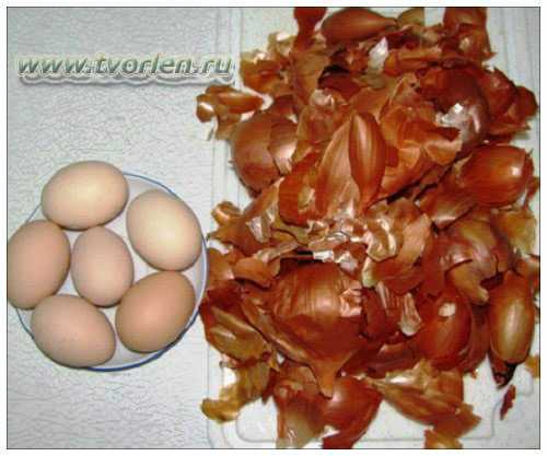 красить яйца луковой шелухой (2)