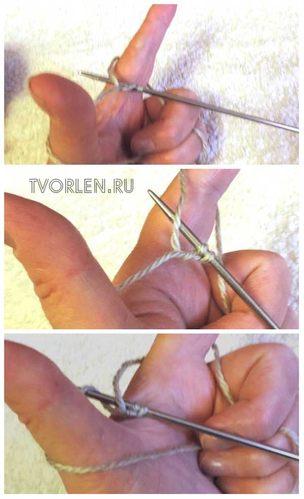 как набрать петли спицами для вязания резинки (2)