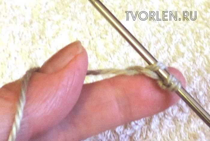 как набрать петли спицами для вязания резинки (3)