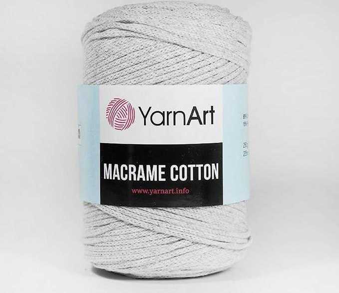 Macrame Cotton (Yarn Art) - пряжа для вязания пляжной сумки крючком.
