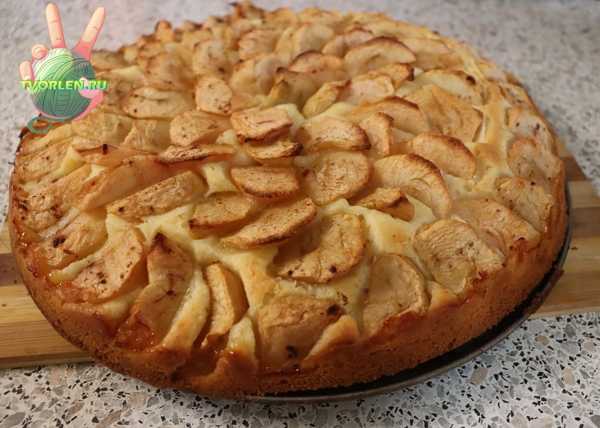 простой рецепт яблочного пирога на скорую руку